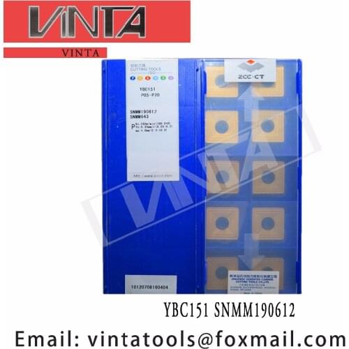 Free shipping high quality 10pcs/lots YBC151 YBC251 SNMM190612 cnc carbide turning inserts
