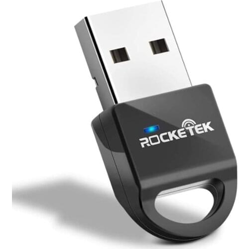 ROCKETEK CSR 4.0 A2DP Bluetooth Adapter USB Dongle for PC Computer Speaker Audio/Ps4 Controller/Receiver Transmitter