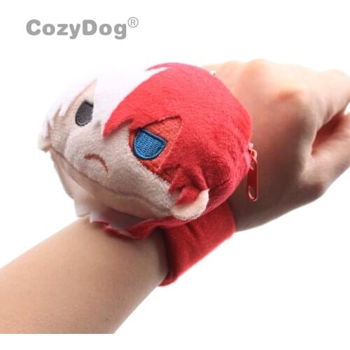 Anime My Hero Academia Plush Wallet Money Small Bags Plush Toys Peluche Bakugou Katsuki Todoroki Doll Kids Birthday Gift