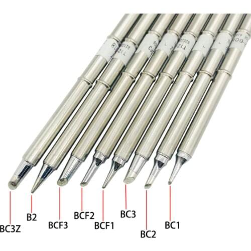 T12 BC1 series Soldering Solder Iron Tips T12 Series Iron Tip For Hakko FX951 STC AND STM32 OLED Electric Soldering Iron
