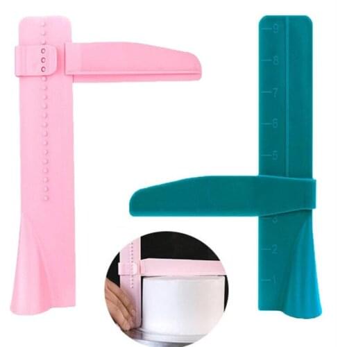 Adjustable Cake Scraper Smoother Fondant Spatulas Cake Edge Smoother Cream Decorating DIY Bakeware Tableware Kitchen Cake Tool