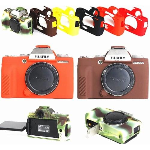 Silicone Soft Armor Skin Camera Case Body Cover Protector for Fujifilm X-T200 XT200 FUJI Digital Cameras