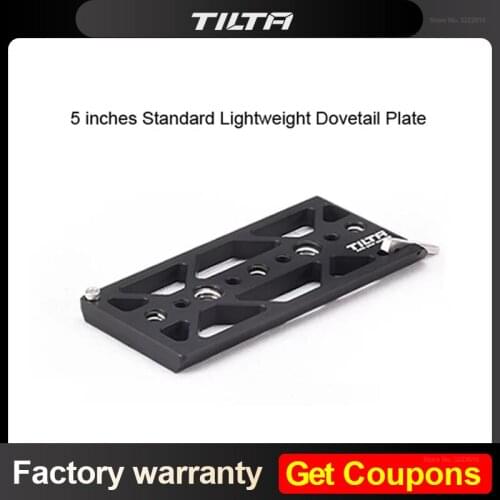 Tilta TT-C17 5" 5 inches Standard Lightweight Dovetail Plate Mount any Tilta Camera Cage