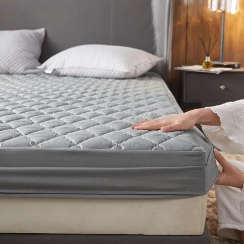 Bonenjoy Waterproof Thicken Bed Covers Quilted Filling Mattress Pad Queen Size Mattress Protecoter 180*200 King Mattress Covers