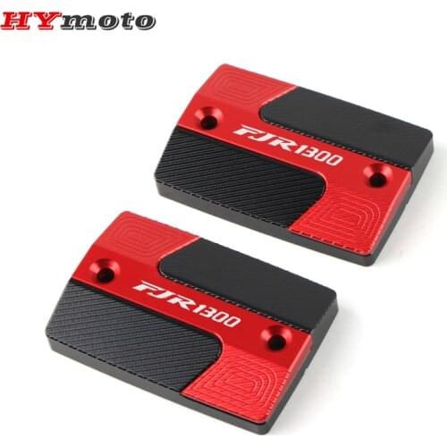 For YAMAHA FJR1300 FJR 1300 2004-2014 High Quality Motorcycle Accessories CNC Front Brake Fluid Fuel Reservoir Tank Cap Cover
