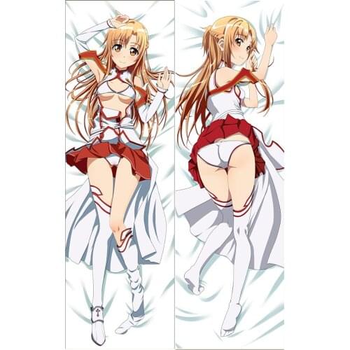 Japan Anime Henta0i Cute Anime Sword Art Online SAO Asuna Sexy Pillow Cover Cases Cover Hugging Body