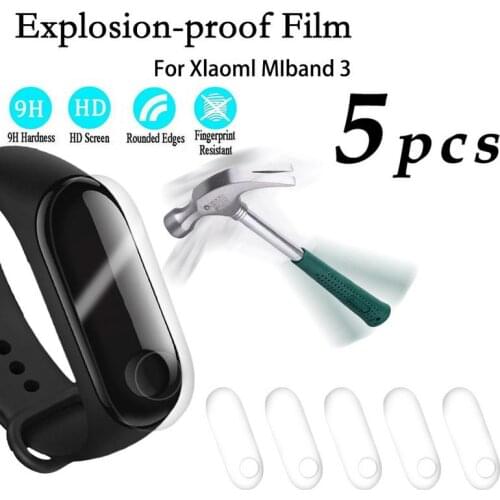 Protective Film High-Definition Waterproof Non-Curved Edge Explosion-Proof Soft Steel Tough Tempered Film For Xiaomi Bracelet 3