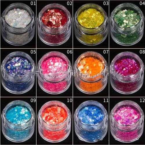 1 Box MIX CHUNKY GLITTER ~U Choose~Nail Art,Acrylic,Gel,Body Art,Festival,Crafts GLITTER SHAPE COLOR Acrylic Gel Nail Art Polish