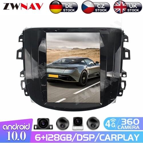 Android 10 6+128GB For Nissan Navara NP300 2018 ISP Touch Screen Car Multimedia Radio Player GPS Navigation Built In DSP Carplay