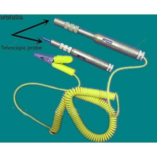 Car electric pen circuit test pencil test light pure copper head DC 6V12V24V line maintenance car inspection tools CD50 Q04