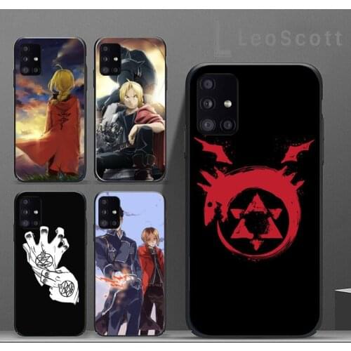 Fullmetal Alchemist FMA Brotherhood Phone Case For Samsung A40 A31 A50 A51 A71 A20E A20S S8 S9 S10 S20 Plus note 20 ultra