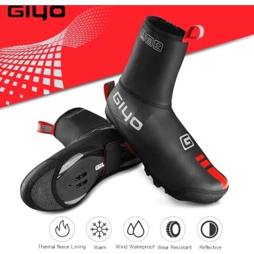 Giyo Rain Shoe Covers Cycling Shoes Neoprene Thermal Spring Winter Bicycle Overshoes MTB Boot Covers Road Bike Cycle Footwear