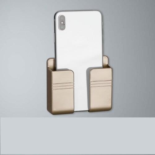 Home Decoration Wall Holder Phone Charging Holder Socket Charger Storage Box Mobile Phone Holder Universal Stand Display Support