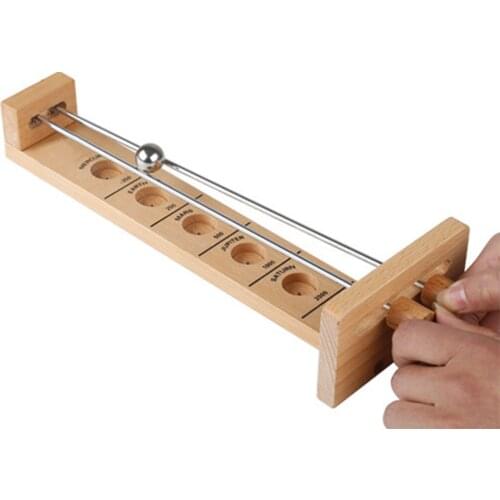 Bar Games Shoot The Moon Game Fun Wooden Hockey Game Toy For Kids Adults Montessori Educational Toys