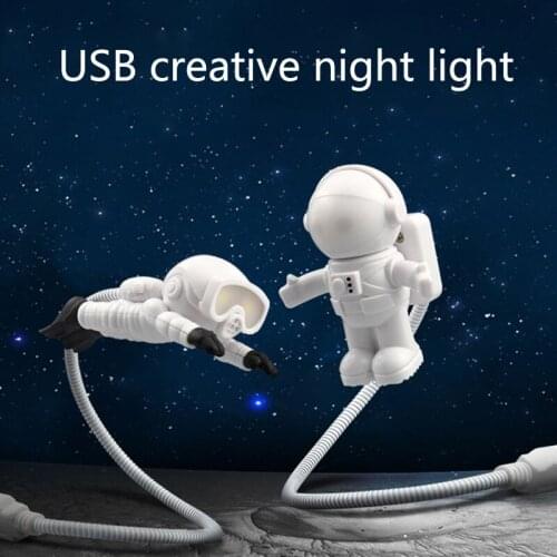 Creative Diver Usb Night Light Keyboard LED Light Up Toy Bedside Lamp F3ME