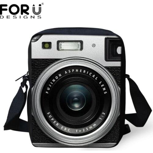 FORUDESIGNS Small Women Messenger Bags Printing Camera Shoulder Bag for Children Boys Girls Casual Mini Kids Crossbody Bags