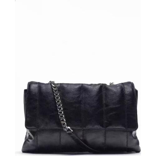 Fashion women shoulder bag large capacity women purses luxury leather lady crossbody bag metal chain designer handbag casual bag