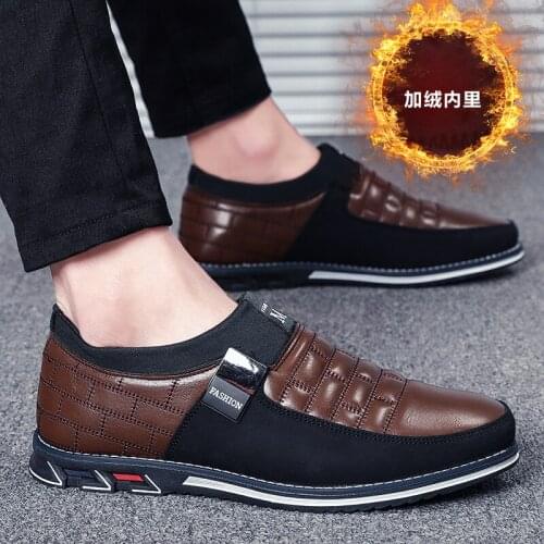 Leather Men Casual Shoes 2021 Brand Mens Loafers Moccasins Breathable Slip on Black Driving Shoes Big Size