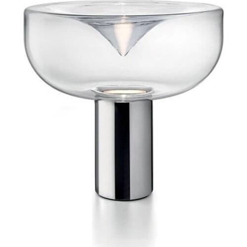 Nordic modern minimalist table lamps for living room white glass ball table light iron tripod milky round ball desk lamp Reading