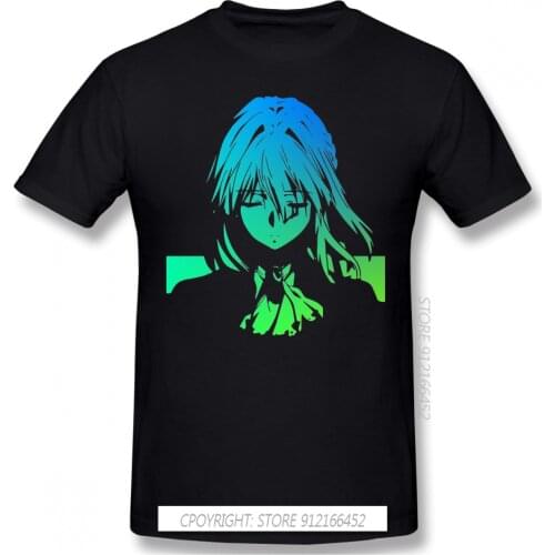 New Summer Cool T-Shirts Cotton Violet Evergarden Gilbert Bougainvillea Claudia Hodgins Anime Ofertas Men TShirt