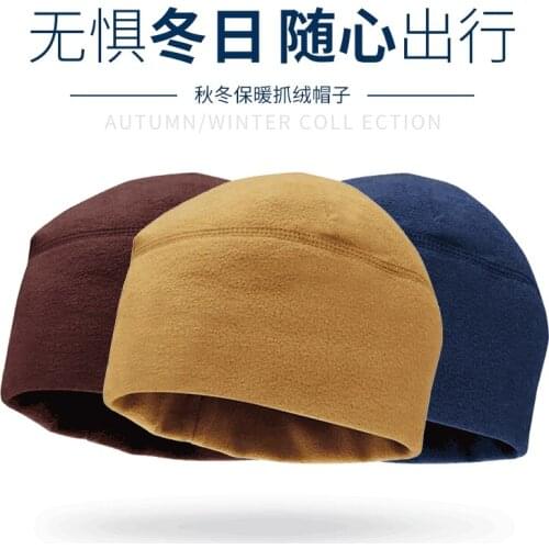 New Arrivals Fleece Cycling Hat Ski Caps Breathable Winter Hat Thickened Warm Military Windproof Outdoor Cycling Cap for Men