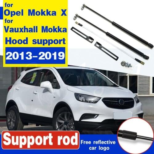 For Opel Vauxhall Mokka X 2013-2019 Car-styling Refit Bonnet Hood Gas Shock Lift Strut Bars Support Rod Accessories
