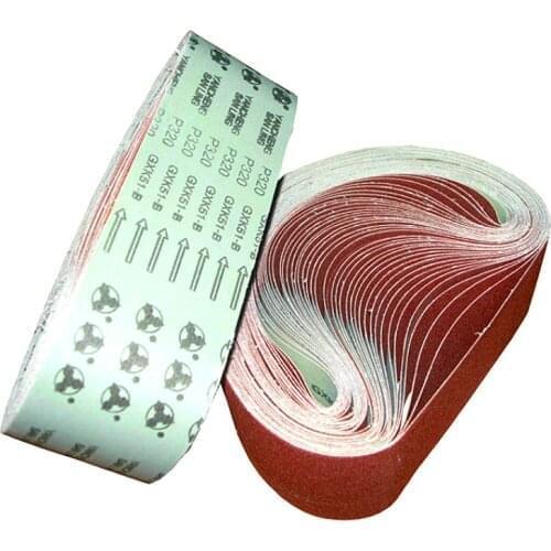 10Pack 533*76mm Sanding Belts 40-1000 Grit Aluminium Oxide Sander Sanding Belts 3"*21" for Polishing Sand Belt Machine