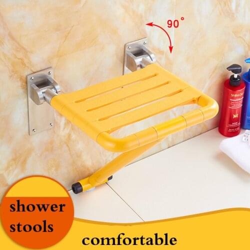 Shower Stools Bathroom Folding Chair Anti-skid Toilet Stool household ornament