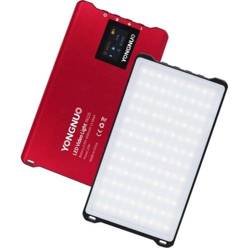 YONGNUO YN125 Mini LED Fill Light Photography Lamp for Makeup Video Selfie Taking Photo TikTok Optional with battery/DC/tripod