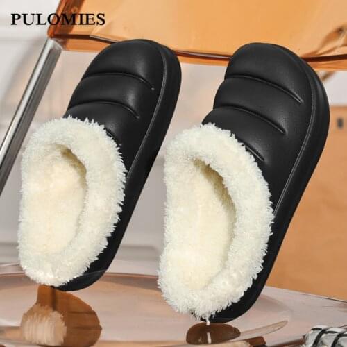 Winter Women Slippers Warm Indoor Flip Flop Cute Non-Slip Living Room House Female Home Bedroom Floor Short Fur Slides For Women