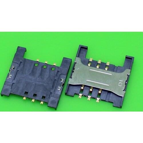 1 Piece High quality memory card reader holder socket slot tray connector for many cell phone. size:16.5*16.5*1.8mm.KA-209