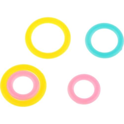 120 Pieces) Colorful O-Rings & Stitch Ring Markers for Knitting Crochet for Sewing Knitting or Crocheting
