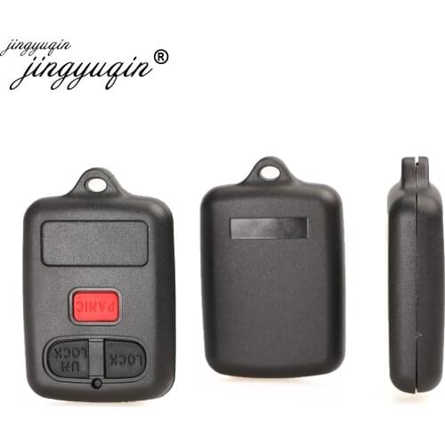 Jingyuqin 3 Button Keyless Entry Car Key Fob Replacement for Toyota Vios fit BYD F3 F3R Remote Key Shell Cover Case