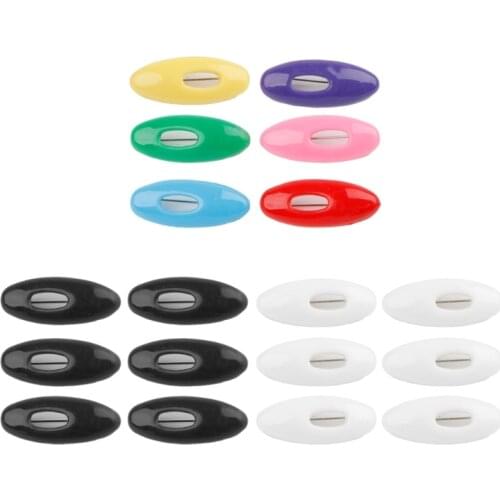 6PCS Muslim Hijab Pins Islamic Scarf Safety Round Enamel Pin Brooch For Women