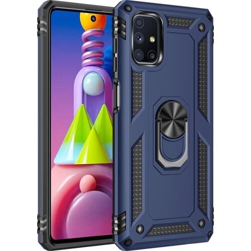 Armor Shockproof Case for Samsung Galaxy M51 Bumper for Samsung M51 M515F M515F/DSN Military Magnetic Car Holder Phone Case Capa