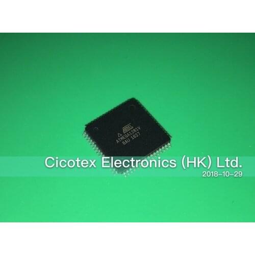 ATMEGA1281V-8AU TQFP64 IC MCU 8BIT 128KB FLASH 64TQFP ATMEGA1281V8AU