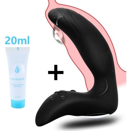 Prostate Massager Vibrator Lubricant Combination Sex Toy for Men Prostate Stimulator Anal Vibrator Butt Plug Adult products