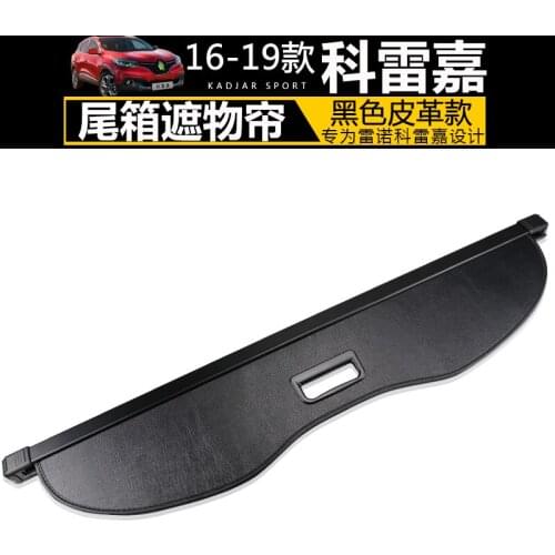 Rear Parcel Shelf Trunk Cover Material Curtain Rear Curtain Retractable Spacer Rear Racks For Renault Koleos 2017-2019