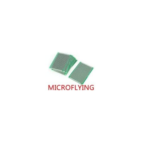 MICROFLYING 10pcs Double Side Prototype PCB diy Universal Printed Circuit Board 5x7cm
