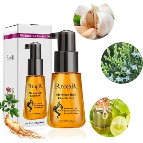 Multifunctional Fast Hair Growth Treatment Essence Oil Set Hair Care Nourishing lusterHerbal Anti-hair loss Moroccan Hair Oil