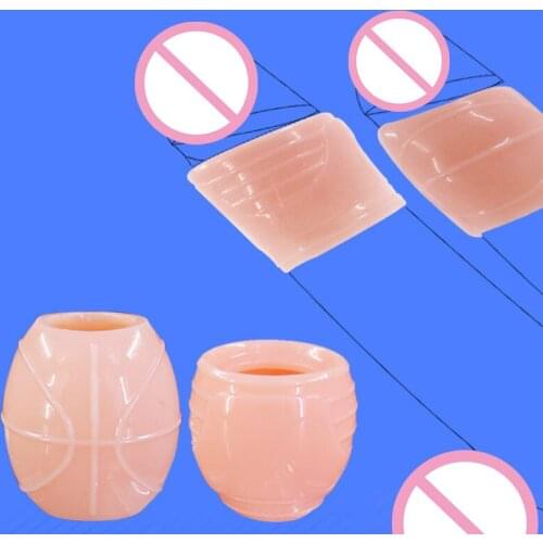 2pcs Male Foreskin Correction Ring Repair Ring Silicone Circumcision Complex Ring Time Delay Lock Loop Rings Sex Toys For Men
