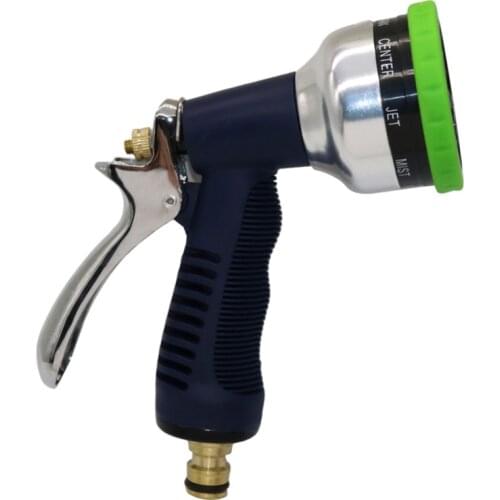 Adjustable 9 Patterns Water Gun High Pressure Spray gun Car Wash Garden Water Sprayers Garden Accessories 1 Pcs
