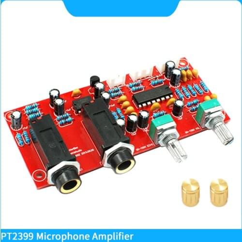 PT2399 Microphone Amplifier Board Digital MIC Karaoke Plate Reverb Volume Preamplifier Reverberator DIY KIT Suite Ne5532