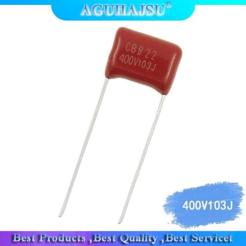 10PCS 400V103J 0.01UF 10NF 103 400V Pitch 10MM CBB Polypropylene film capacitor