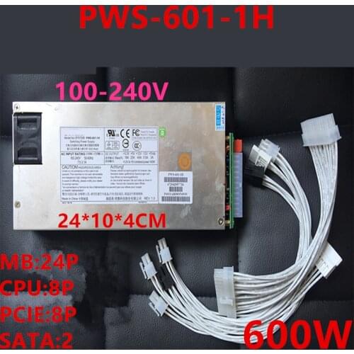 Almost New PSU For Supermicro 1U 600W Power Supply PWS-601-1H