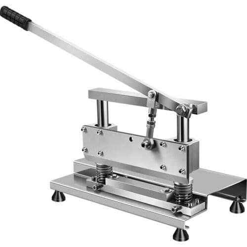 Manual Meat Bone Cutter Machine Trotters Cutting MachineRibs Guillotine Machine Bone Saw Machine Chicken Chopper Machine