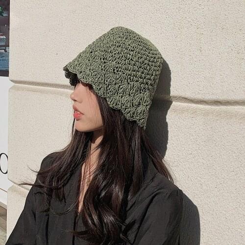 Summer Autumn Hats for Women Retro Hat Brim Hand-made Straw Hat Ladies Outdoor Sun Protection Beach Straw Hat Bucket Hat Travel