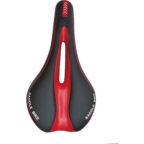 Asiento de bicicleta cycling red comfort soft bicycle saddle long silicone gel pad moutain bike seat cushion 2 buyers