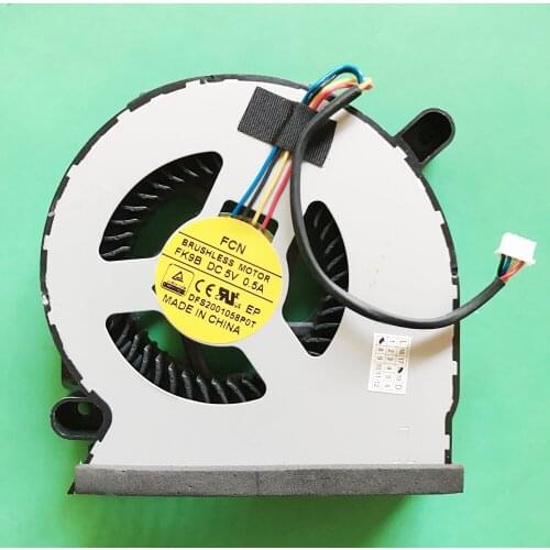 New laptop CPU cooling fan Cooler PC for FCN FK9B DC5V 0.5A DFS2001058POT DFS2001058P0T
