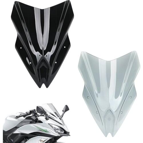 Artudatech ABS Motorcycle Windscreen Screen Windshield for Kawasaki Ninja 650 2017 2018 2019 Motorbike Wind Screen Accessories